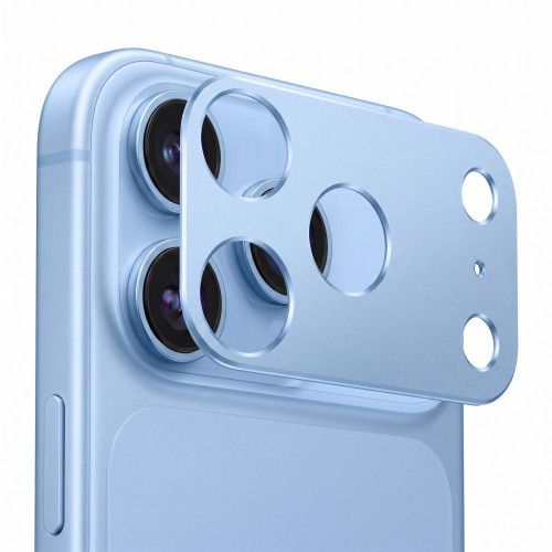 OsŁona Aparatu Tech-protect Camalloy Fit+ Iphone 18 Pro Max Light Blue, pohled 4