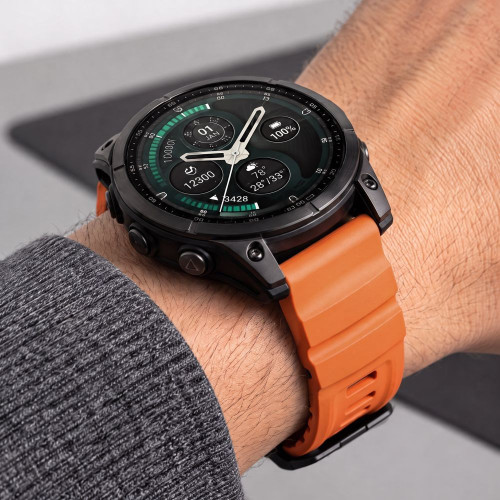 Tech-protect Motion Garmin Fenix 5x / 5x Plus / 6x / 6x Pro / 7x / 8 / 8 Pro / 9 / 9 Pro (51 Mm) Signal Orange, view 6
