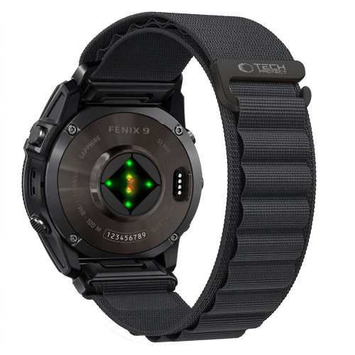 Tech-protect Nylon Pro Garmin Fenix 5x / 5x Plus / 6x / 6x Pro / 7x / 8 / 8 Pro / 9 / 9 Pro (47 Mm) Black