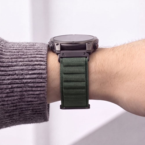 Tech-protect Nylon Pro Garmin Fenix 5x / 5x Plus / 6x / 6x Pro / 7x / 8 / 8 Pro / 9 / 9 Pro (47 Mm) Military Green, view 6