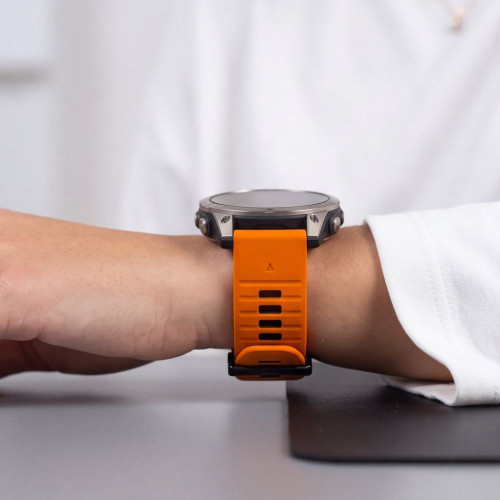 Tech-protect Iconband Pro Garmin Fenix 5x / 5x Plus / 6x / 6x Pro / 7x / 8 / 8 Pro / 9 / 9 Pro (51 Mm) Orange/black, view 7