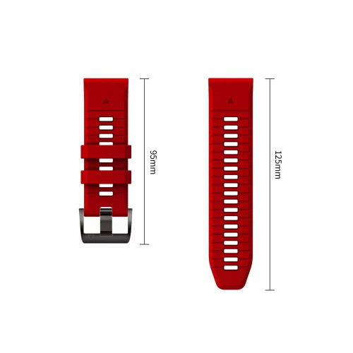 Tech-protect Iconband Pro Garmin Fenix 5x / 5x Plus / 6x / 6x Pro / 7x / 8 / 8 Pro / 9 / 9 Pro (47 Mm) Red/black, view 4