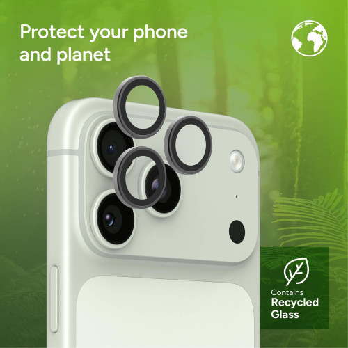 ZAGG Invisibleshield Camera Rings - szkła ochronne na obiektyw do iPhone 18 Pro / 18 Pro Max (3 sztuki) (black), nézet 8