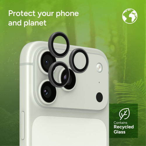 ZAGG Invisibleshield Camera Rings - szkła ochronne na obiektyw do iPhone 18 Pro / 18 Pro Max (3 sztuki) (silver), nézet 8