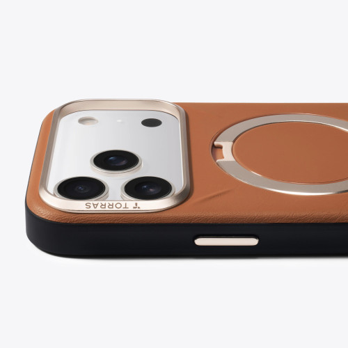 TORRAS Ostand Q3 VegSkin - etui do iPhone 18 Pro Max / 17 Pro Max kompatybilne z MagSafe (brown), Ansicht 6