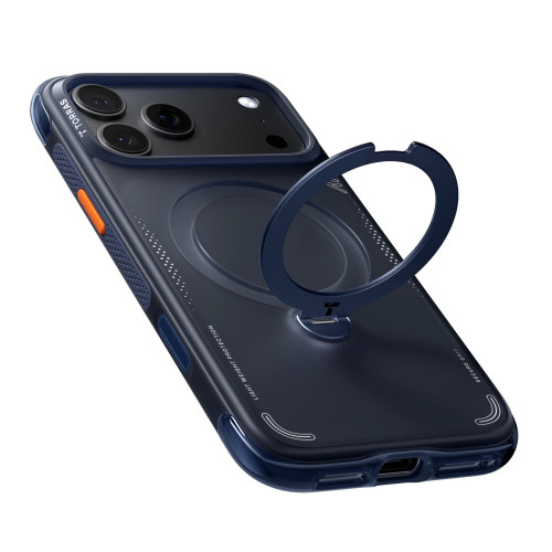 TORRAS Ostand Q3 Air - etui do iPhone 18 Pro / 17 Pro kompatybilne z MagSafe (deep blue), view 2