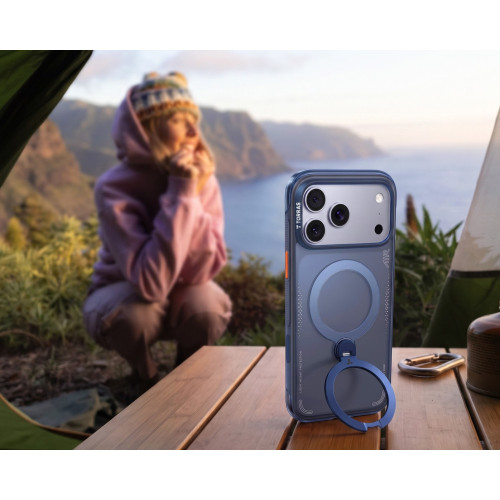 TORRAS Ostand Q3 Air - etui do iPhone 18 Pro / 17 Pro kompatybilne z MagSafe (deep blue), view 6