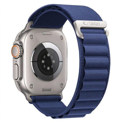 Tech-protect Nylon Pro Apple Watch 8 / 9 / 10 / 11 / 12 / Se / Ultra (44 / 45 / 46 / 49 Mm) Navy Blue