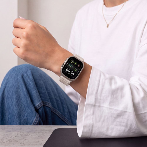 Tech-protect Nylon Pro Apple Watch 8 / 9 / 10 / 11 / 12 / Se / Ultra (44 / 45 / 46 / 49 Mm) Starlight, view 7