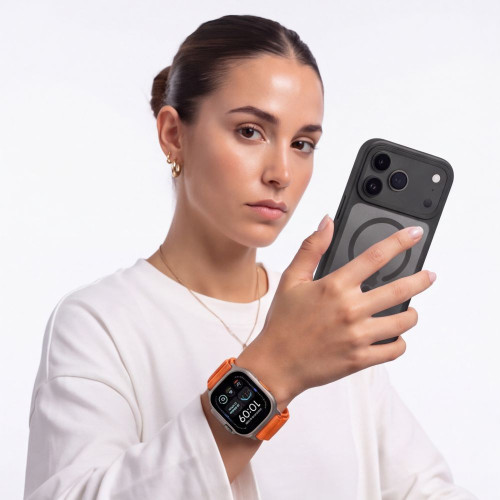 Tech-protect Nylon Pro Apple Watch 8 / 9 / 10 / 11 / 12 / Se / Ultra (44 / 45 / 46 / 49 Mm) Orange, view 4