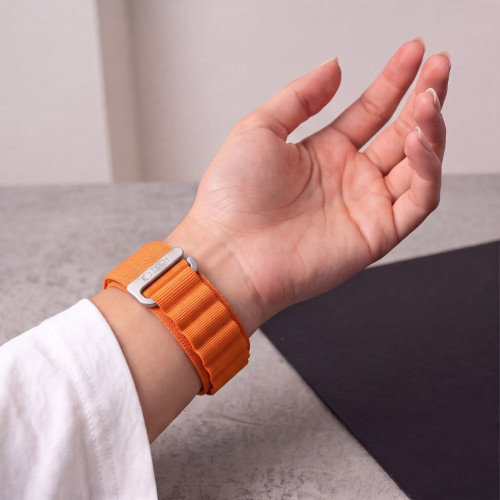 Tech-protect Nylon Pro Apple Watch 8 / 9 / 10 / 11 / 12 / Se / Ultra (44 / 45 / 46 / 49 Mm) Orange, view 6