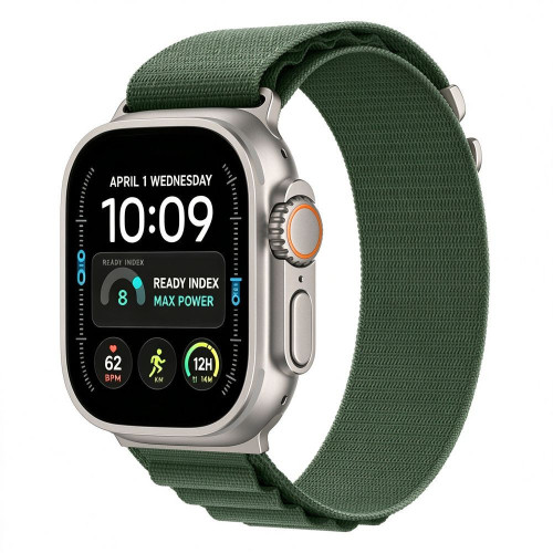 Tech-protect Nylon Pro Apple Watch 8 / 9 / 10 / 11 / 12 / Se / Ultra (44 / 45 / 46 / 49 Mm) Military Green, view 2