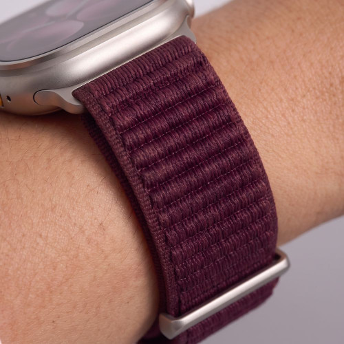 Tech-protect Nylonloop Apple Watch 8 / 9 / 10 / 11 / 12 / Se (40 / 41 / 42 Mm) Deep Burgundy, view 7