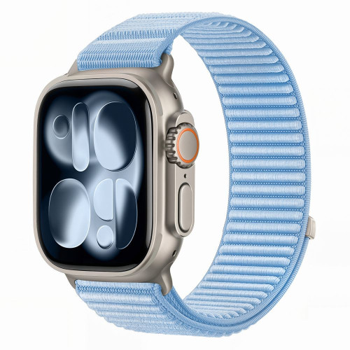 Tech-protect Nylonloop Apple Watch 8 / 9 / 10 / 11 / 12 / Se (40 / 41 / 42 Mm) Baby Blue