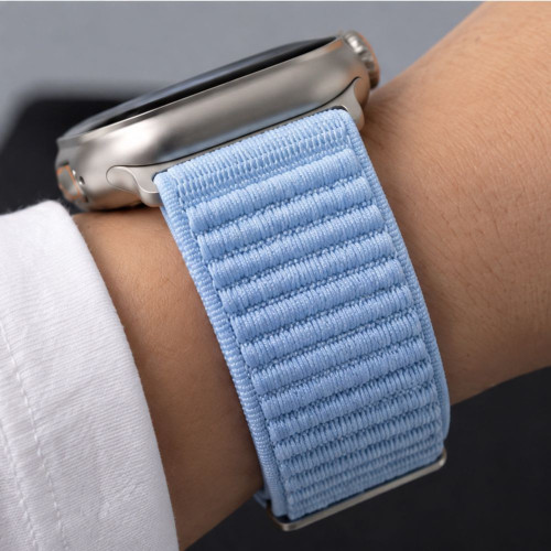 Tech-protect Nylonloop Apple Watch 8 / 9 / 10 / 11 / 12 / Se (40 / 41 / 42 Mm) Baby Blue, view 6
