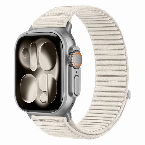 Tech-protect Nylonloop Apple Watch 8 / 9 / 10 / 11 / 12 / Se (40 / 41 / 42 Mm) Starlight