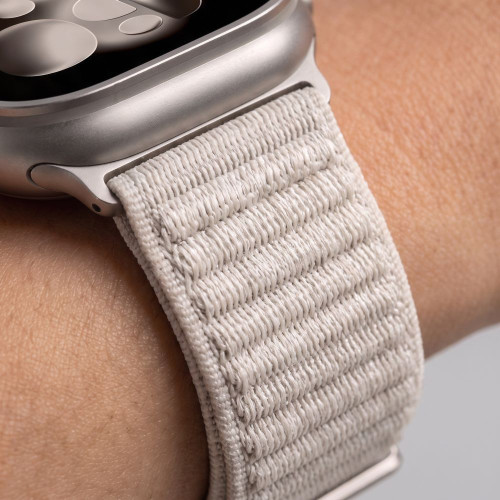 Tech-protect Nylonloop Apple Watch 8 / 9 / 10 / 11 / 12 / Se (40 / 41 / 42 Mm) Starlight, view 7