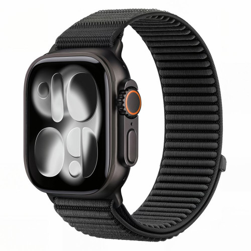 Tech-protect Nylonloop Apple Watch 8 / 9 / 10 / 11 / 12 / Se (40 / 41 / 42 Mm) Black