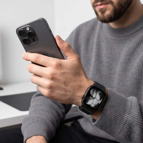 Tech-protect Nylonloop Apple Watch 8 / 9 / 10 / 11 / 12 / Se (40 / 41 / 42 Mm) Black, view 4