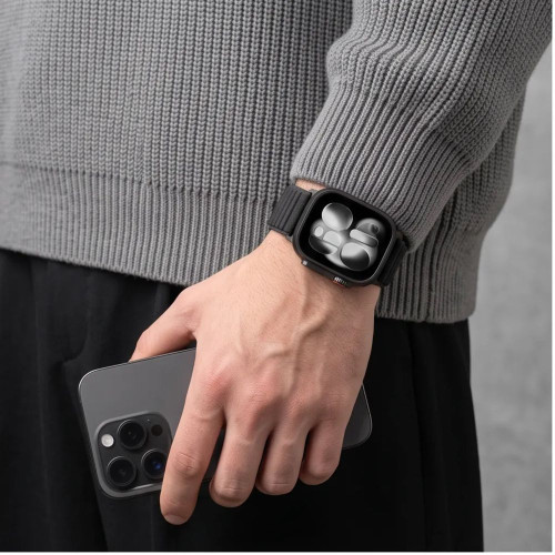 Tech-protect Nylonloop Apple Watch 8 / 9 / 10 / 11 / 12 / Se (40 / 41 / 42 Mm) Black, view 6