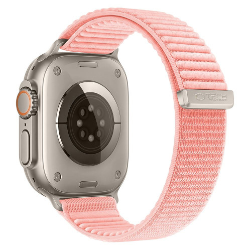 Tech-protect Nylonloop Apple Watch 8 / 9 / 10 / 11 / 12 / Se (40 / 41 / 42 Mm) Blush Pink, view 2