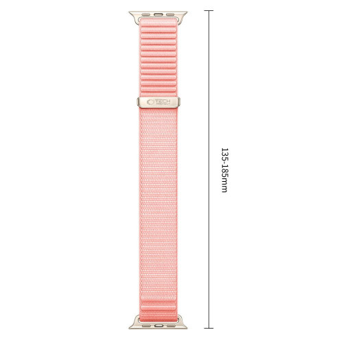 Tech-protect Nylonloop Apple Watch 8 / 9 / 10 / 11 / 12 / Se (40 / 41 / 42 Mm) Blush Pink, view 3