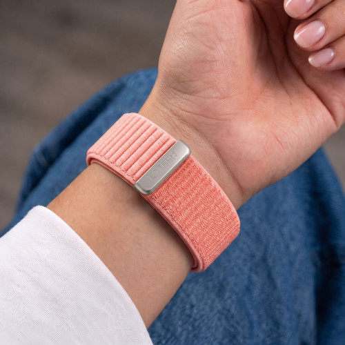 Tech-protect Nylonloop Apple Watch 8 / 9 / 10 / 11 / 12 / Se (40 / 41 / 42 Mm) Blush Pink, view 5