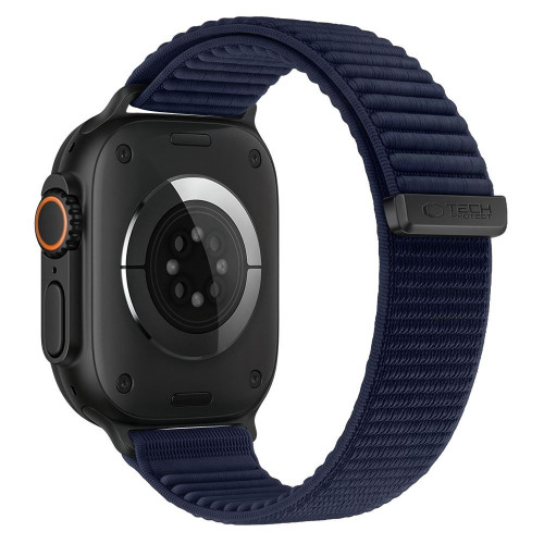 Tech-protect Nylonloop Apple Watch 8 / 9 / 10 / 11 / 12 / Se / Ultra (44 / 45 / 46 / 49 Mm) Navy Blue, view 2