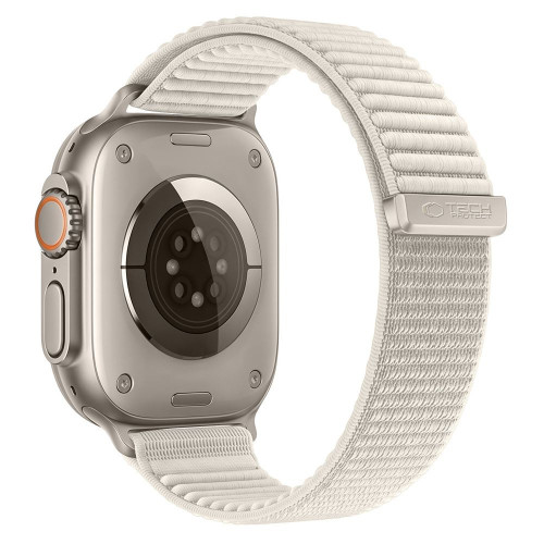 Tech-protect Nylonloop Apple Watch 8 / 9 / 10 / 11 / 12 / Se / Ultra (44 / 45 / 46 / 49 Mm) Starlight, view 2