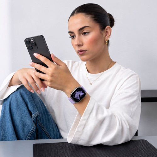 Tech-protect Nylonloop Apple Watch 8 / 9 / 10 / 11 / 12 / Se / Ultra (44 / 45 / 46 / 49 Mm) Purple, view 4