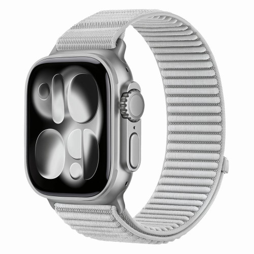 Tech-protect Nylonloop Apple Watch 8 / 9 / 10 / 11 / 12 / Se / Ultra (44 / 45 / 46 / 49 Mm) Light Grey