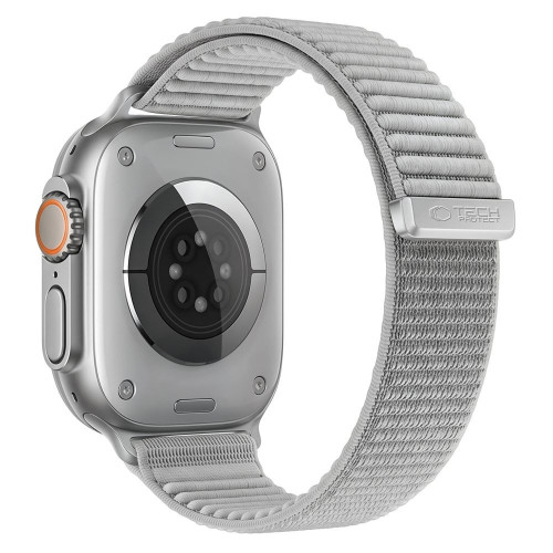 Tech-protect Nylonloop Apple Watch 8 / 9 / 10 / 11 / 12 / Se / Ultra (44 / 45 / 46 / 49 Mm) Light Grey, view 2