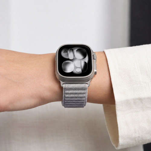 Tech-protect Nylonloop Apple Watch 8 / 9 / 10 / 11 / 12 / Se / Ultra (44 / 45 / 46 / 49 Mm) Light Grey, view 6