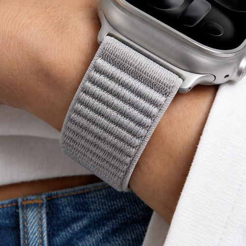 Tech-protect Nylonloop Apple Watch 8 / 9 / 10 / 11 / 12 / Se / Ultra (44 / 45 / 46 / 49 Mm) Light Grey, view 7