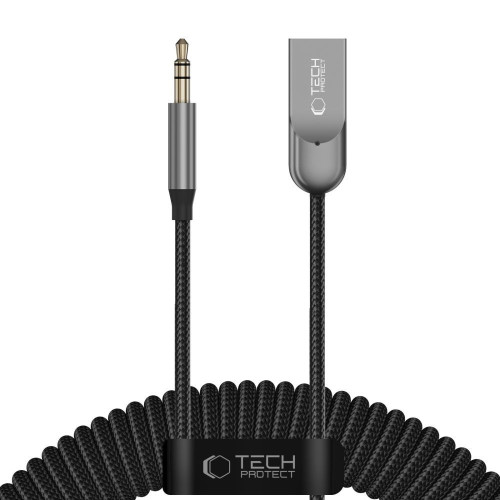 Tech-protect Ultraboost Au04 Audio Adapter Aux Bluetooth 6.0 Grey, widok 3