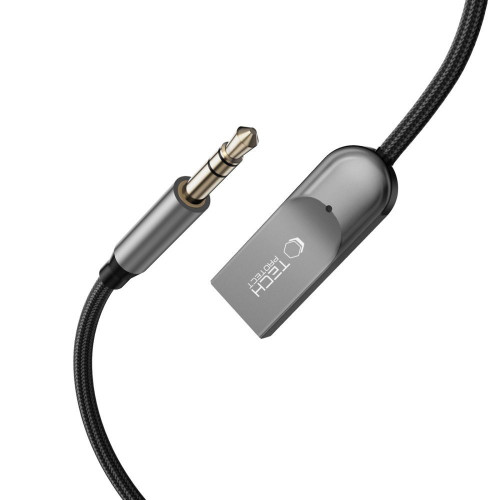 Tech-protect Ultraboost Au04 Audio Adapter Aux Bluetooth 6.0 Grey, widok 5