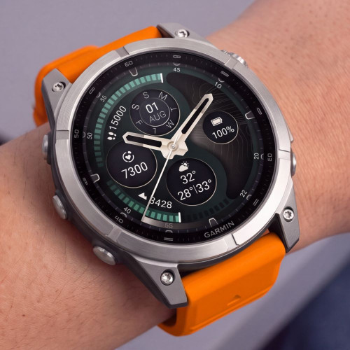 Tech-protect Silicone Garmin Fenix 5 / 6 / 6 Pro / 7 / 8 / 8 Pro / E / 9 / 9 Pro (47 Mm) Signal Orange, view 5