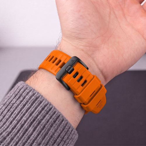 Tech-protect Silicone Garmin Fenix 5 / 6 / 6 Pro / 7 / 8 / 8 Pro / E / 9 / 9 Pro (47 Mm) Signal Orange, view 7