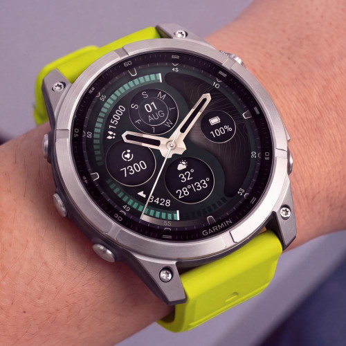 Tech-protect Silicone Garmin Fenix 5 / 6 / 6 Pro / 7 / 8 / 8 Pro / E / 9 / 9 Pro (47 Mm) Volt Lime, Ansicht 5