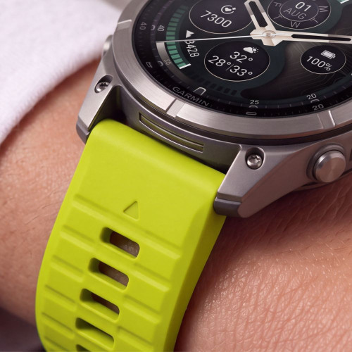 Tech-protect Silicone Garmin Fenix 5 / 6 / 6 Pro / 7 / 8 / 8 Pro / E / 9 / 9 Pro (47 Mm) Volt Lime, Ansicht 6