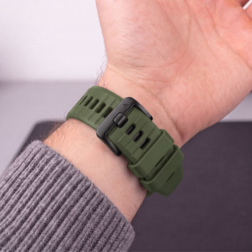 Tech-protect Silicone Garmin Fenix 5 / 6 / 6 Pro / 7 / 8 / 8 Pro / E / 9 / 9 Pro (51 Mm) Military Green, Ansicht 7