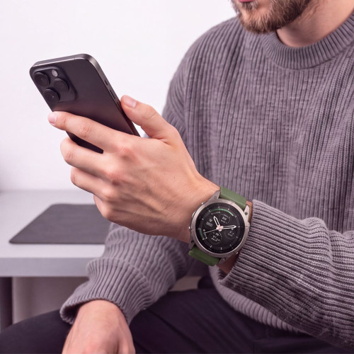 Tech-protect Silicone Garmin Fenix 5 / 6 / 6 Pro / 7 / 8 / 8 Pro / E / 9 / 9 Pro (51 Mm) Military Green, Ansicht 8