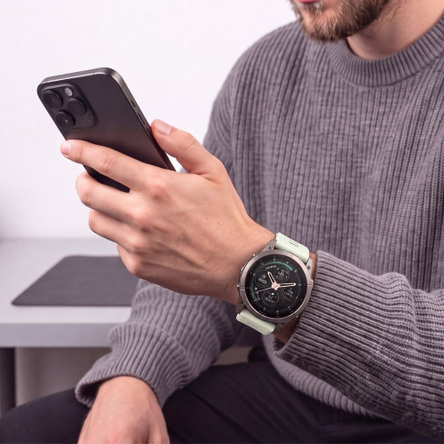 Tech-protect Silicone Garmin Fenix 5 / 6 / 6 Pro / 7 / 8 / 8 Pro / E / 9 / 9 Pro (51 Mm) Stone Grey, Ansicht 8