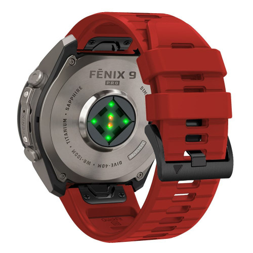 Tech-protect Silicone Garmin Fenix 5 / 6 / 6 Pro / 7 / 8 / 8 Pro / E / 9 / 9 Pro (51 Mm) Crimson Red, Ansicht 2