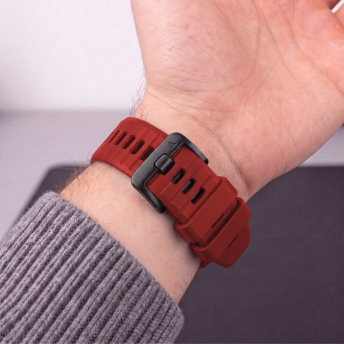 Tech-protect Silicone Garmin Fenix 5 / 6 / 6 Pro / 7 / 8 / 8 Pro / E / 9 / 9 Pro (51 Mm) Crimson Red, Ansicht 7