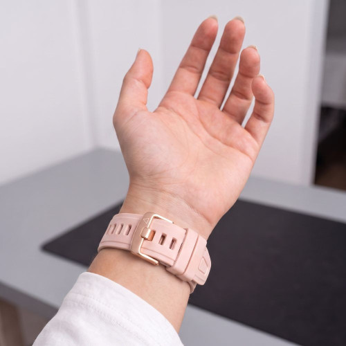 Tech-protect Silicone Garmin Fenix 5s / 5s Plus / 6s / 6s Pro / 7s / 8 / 9 / 9 Pro (43 Mm) Powder Pink, view 6