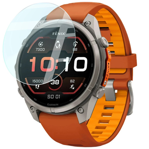 Bizon Watch Glass Clear on Garmin Fenix 9 Pro screen