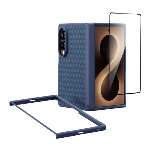 Benks Etui Magnetic Armor Grid Pro Grand Combo (C.K.FL.SA.BE.C060) do Samsung Galaxy Z Fold 8 niebieski, Ansicht 6