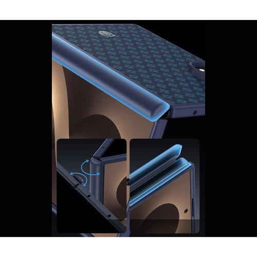 Benks Etui Magnetic Armor Grid Pro Grand Combo (C.K.FL.SA.BE.C060) do Samsung Galaxy Z Fold 8 niebieski, Ansicht 8
