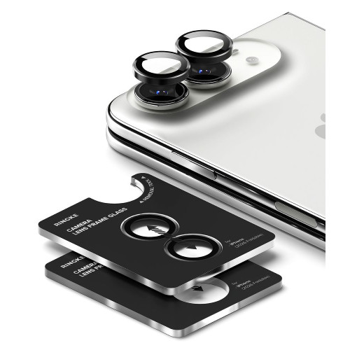 OsŁona Aparatu Ringke Camera Frame 2-pack Iphone Duo Black, Ansicht 3
